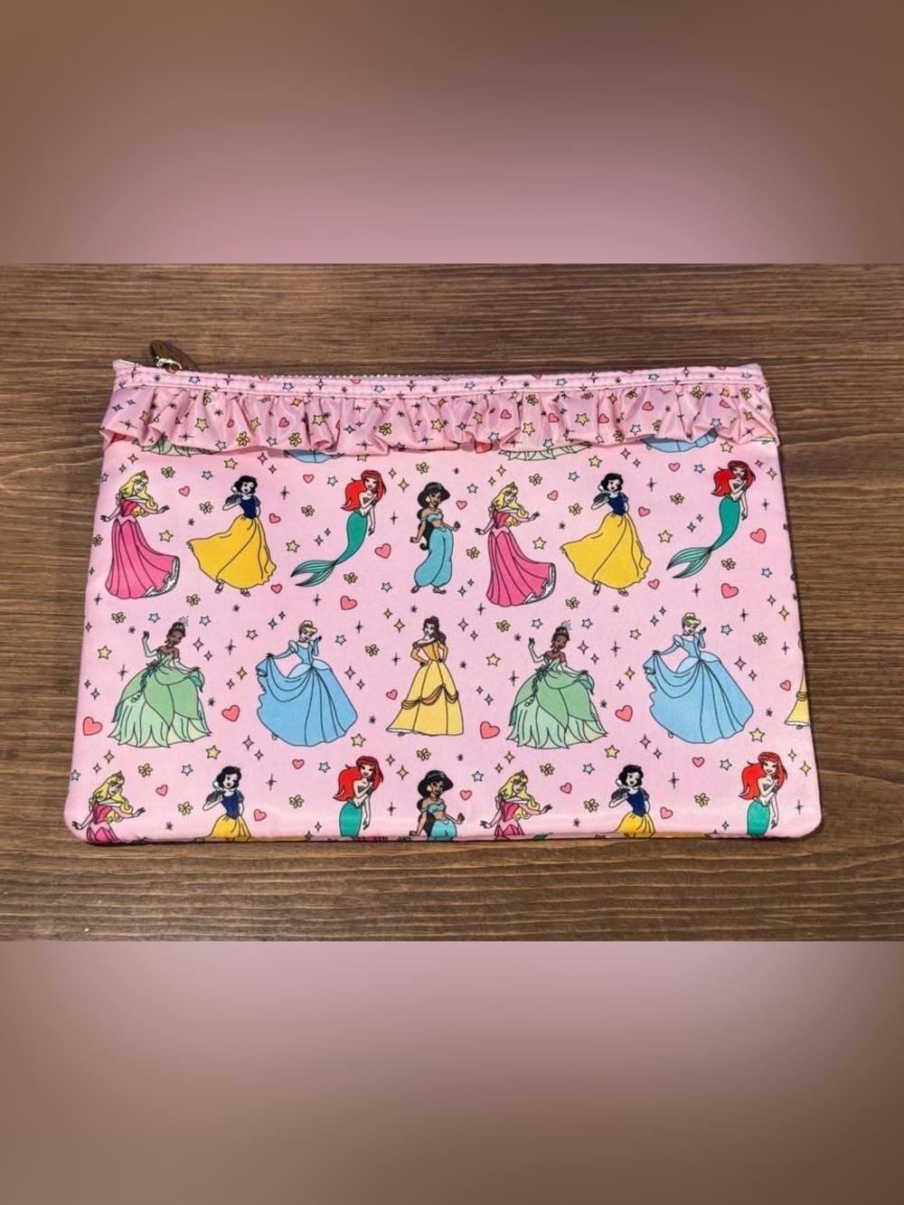 Stoney Clover Lane Disney Princess Flat Pouch